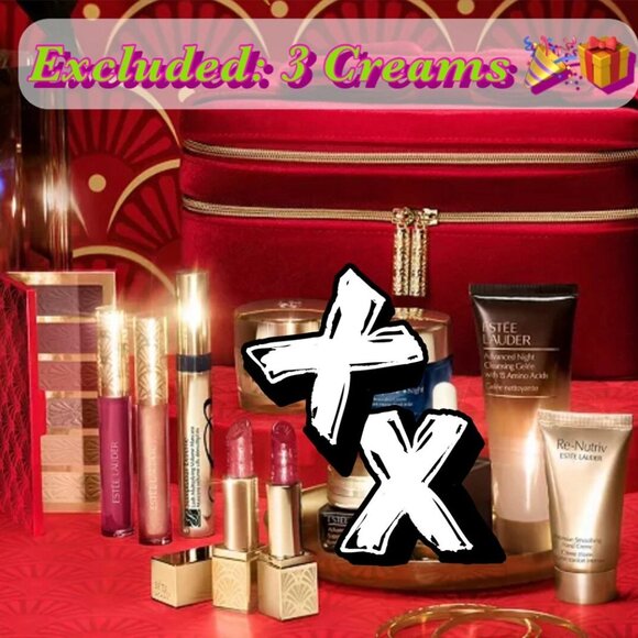 Estee Lauder Blockbuster Set 2024 New Make-up Red Train Case EyeShadow Palette - Picture 1 of 13